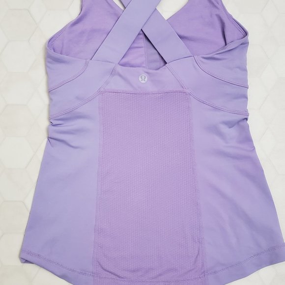 Purple Lululemon Woman's Athletic Top - Picture 2 of 2